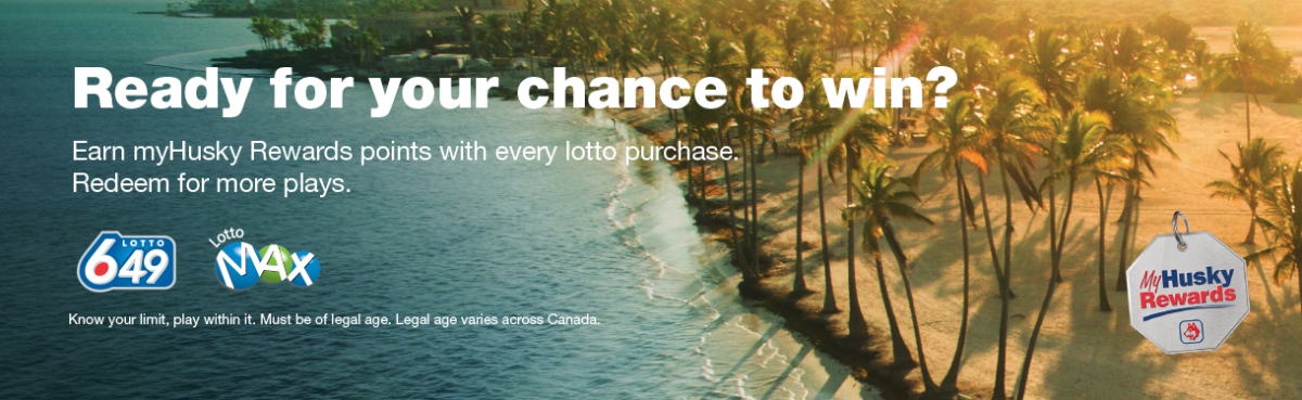 Earn pts on lotto