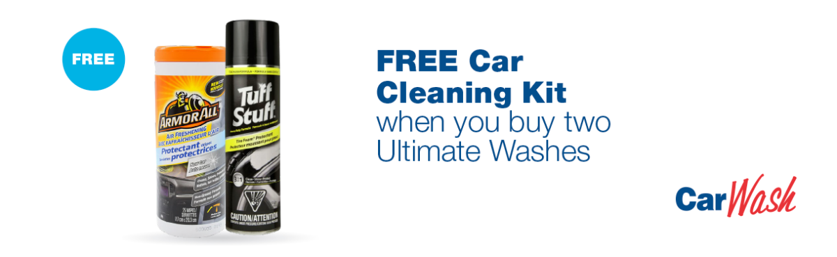 Buy 2 ultimate wash get a car cleaning kit