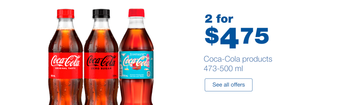 Coke 2/$4.75
